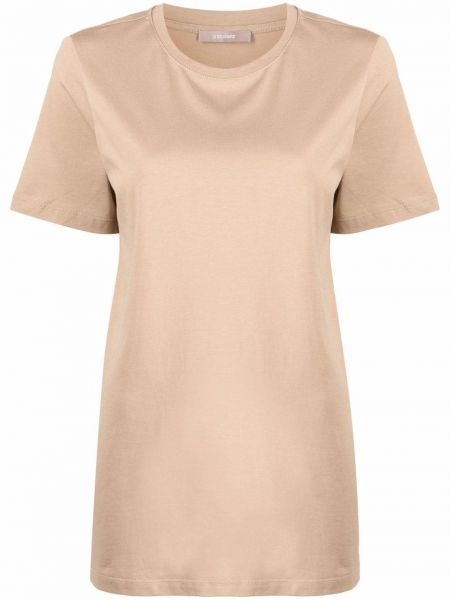 Camiseta de cuello redondo 12 Storeez beige