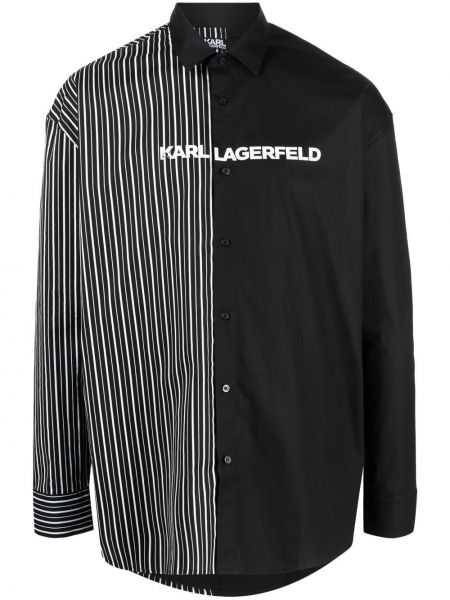 Lange ærmer skjorte Karl Lagerfeld sort