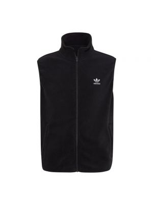 Kamizelka polarowa w paski Adidas Originals czarna