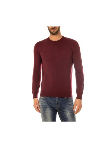 Sweter Armani Jeans czerwony