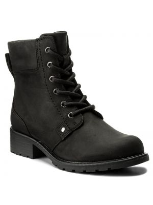 Magasított cipő CLARKS - Orinoco Spice 261109384  Leather - Fekete