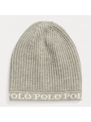 Megztas kepurė Polo Ralph Lauren pilka