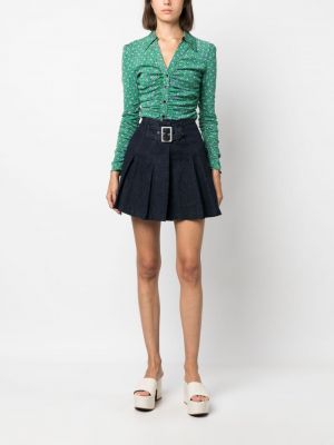 Beidseitig tragbare hemd Dvf Diane Von Furstenberg grün