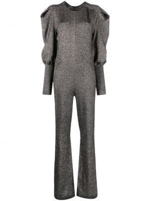 Lang jumpsuit Alberta Ferretti svart