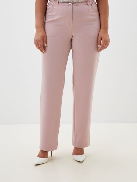 Розовые прямые брюки Svesta