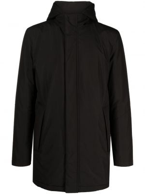 Kabát s kapucí Corneliani černý