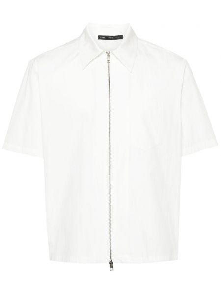 Košile na zip Low Brand bílá