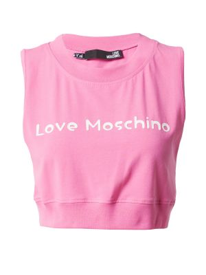 Love Moschino Top  roz / alb