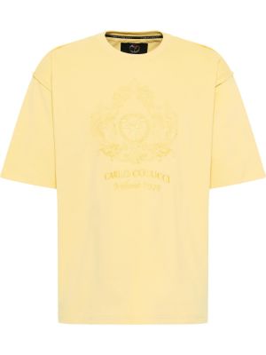 T-shirt Carlo Colucci jaune