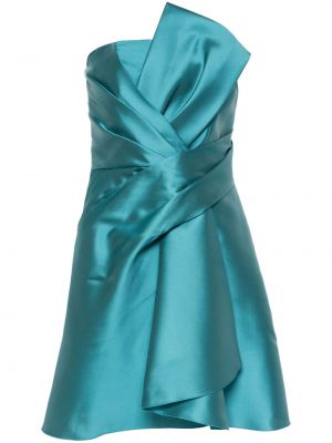 Mini šaty Alberta Ferretti modré