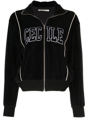 Спортивная куртка на молнии être Cécile, черная