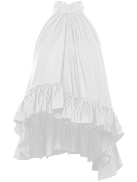 Памучна блуза с волани Azeeza бяло