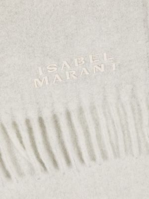 Schal mit stickerei Isabel Marant grau