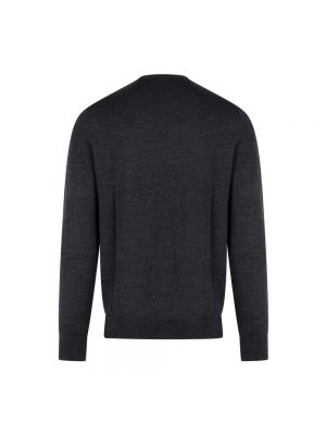 Dzianinowy sweter z okrągłym dekoltem Ralph Lauren czarny