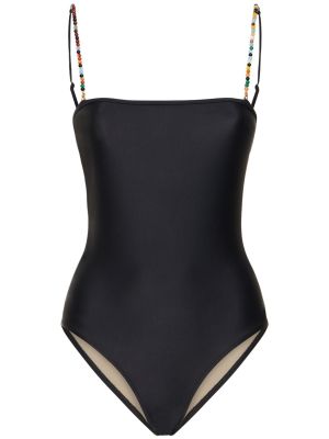 Jednodijelni kupaći kostim s biserima Dolla Paris crna