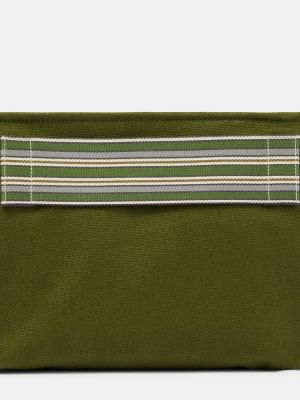 Pruhovaný kufr Loro Piana zelený