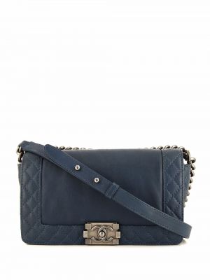 Niebieska torba Chanel Pre-owned