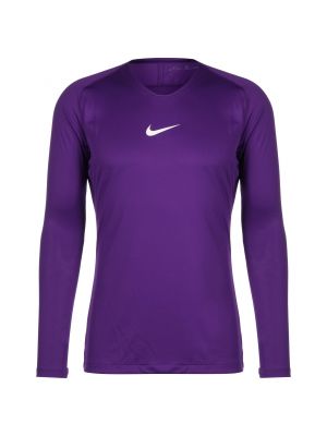 T-shirt a maniche lunghe in maglia Nike viola