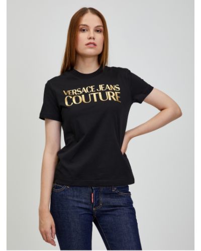 Černé dámské tričko Versace Jeans Couture