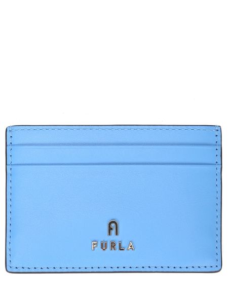 Кожаный кошелек Furla голубой