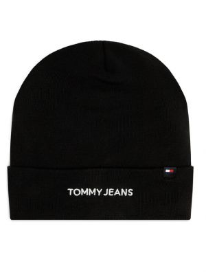 Σκούφος Tommy Jeans μαύρο