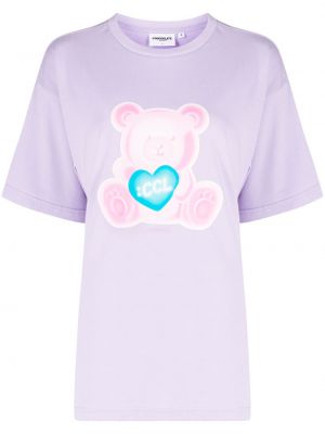 T-shirt Chocoolate lila