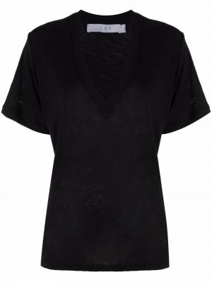 T-shirt mit v-ausschnitt Iro schwarz