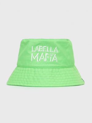 Bavlněný klobouk Labellamafia zelený
