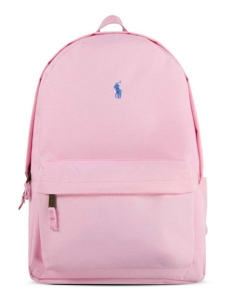 Однотонный рюкзак Polo Ralph Lauren розовый