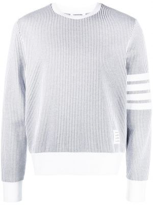 Raidallinen collegepaita Thom Browne harmaa