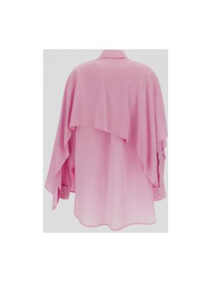 Blusa de seda Quira rosa