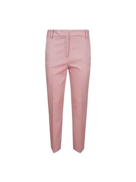 Spodnie slim fit Liviana Conti różowe