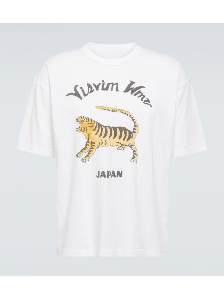 Памучна тениска от джърси Visvim бяло