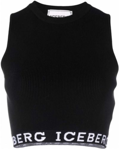 Crop top Iceberg svart