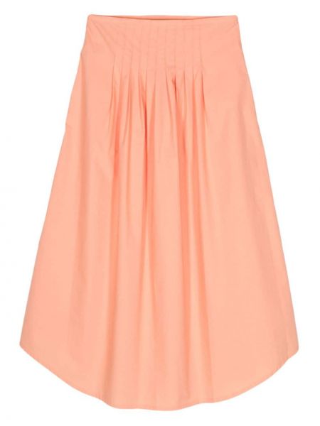Bavlněné sukně A.p.c. oranžové