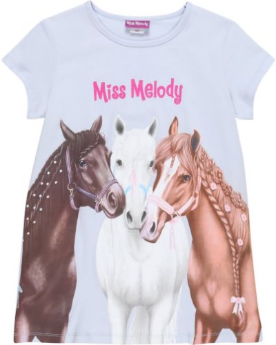 Miss Melody Tričko  dymovo modrá / zmiešané farby