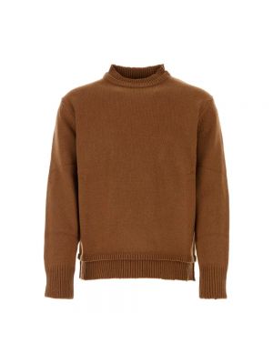 Sweter Maison Margiela brązowy