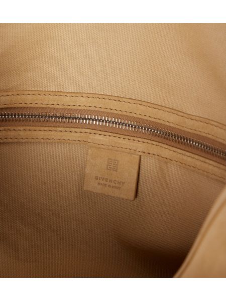 Велурени чанта за ръка Givenchy бежово