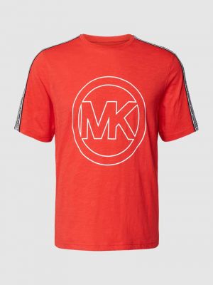 Koszulka z nadrukiem Michael Michael Kors czerwona