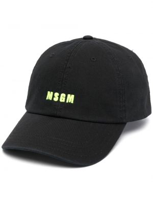 Brodert cap Msgm svart