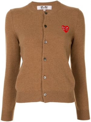 Cardigan Comme Des Garçons Play marrone