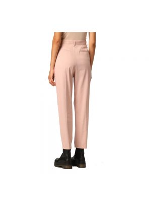 Pantalones chinos de cintura alta Valentino rosa