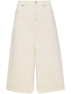 Džínsová sukňa Proenza Schouler White Label biela