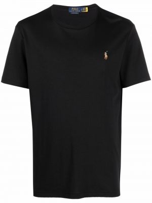 Slank zip brodert t-skjorte Polo Ralph Lauren