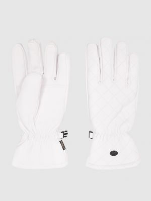 Шкіряні рукавички Goldbergh білі