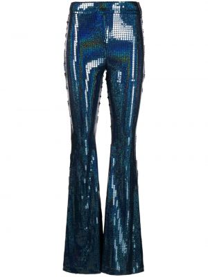 Pantaloni con paillettes The New Arrivals Ilkyaz Ozel blu