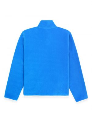 Siuvinėtas fliso džemperis Sporty & Rich mėlyna