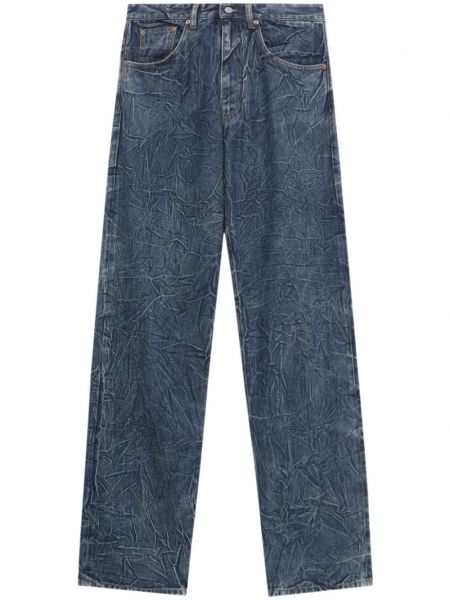 Jeans med applikation Mm6 Maison Margiela blå