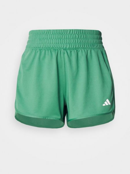 Zielone spodenki sportowe Adidas Performance