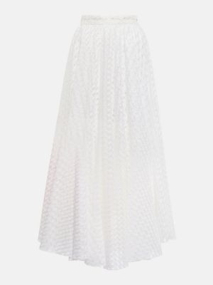 Midi suknja Giambattista Valli bijela